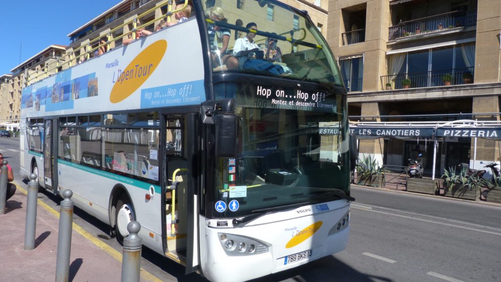 Busreisen in Marseille.