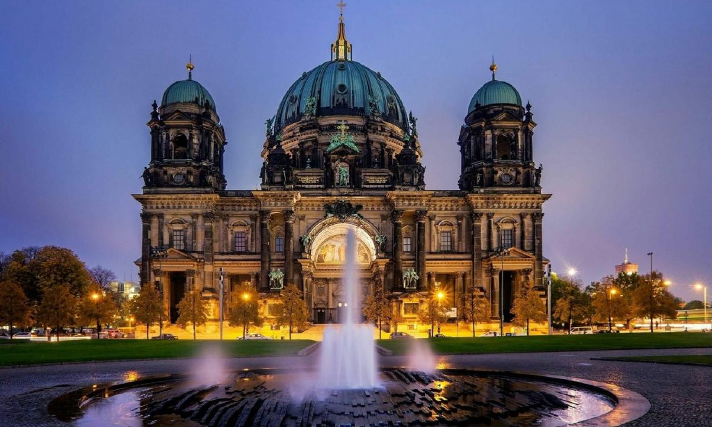 The cathedral in Berlin.