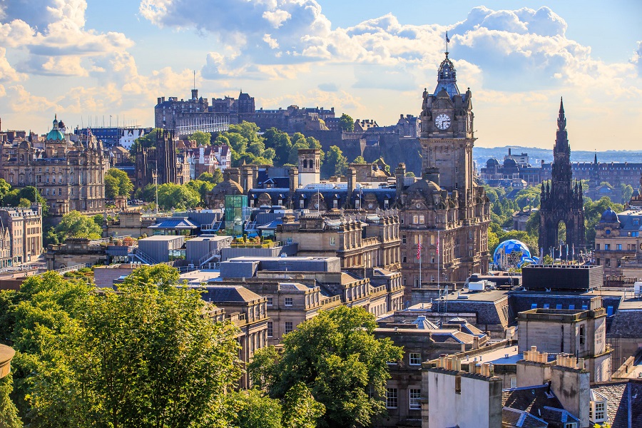 capitale majestueuse d'Édimbourg en Écosse