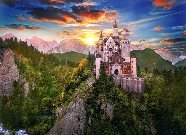 castillo alpes bávaros