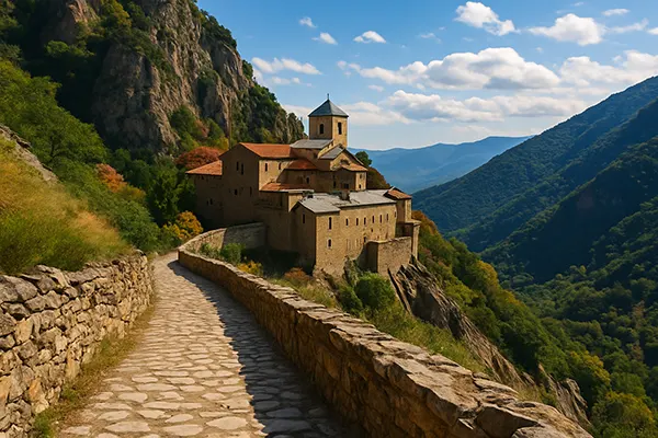 Cliffside monastic site