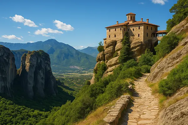 complesso monastico roccia