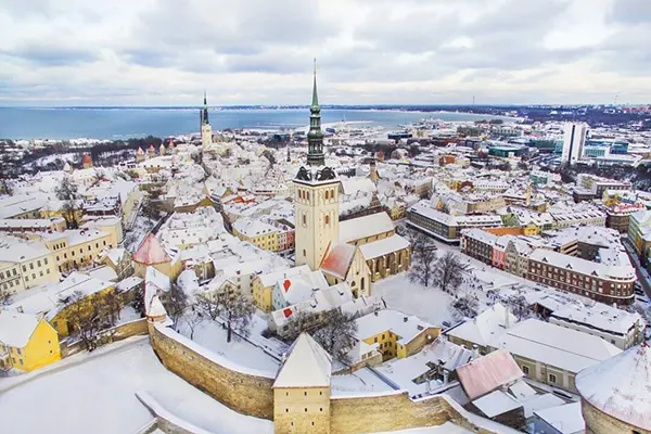 Costa baltica inverno
